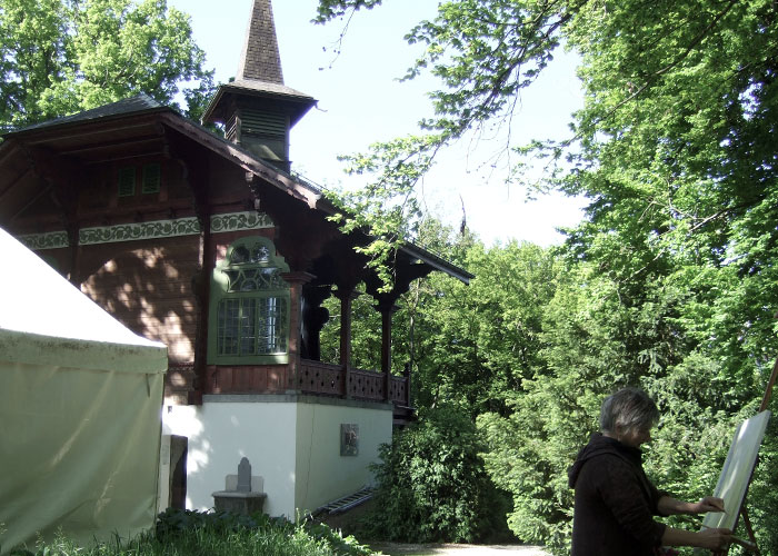 Malen im Kultur Pavillon Hünegg